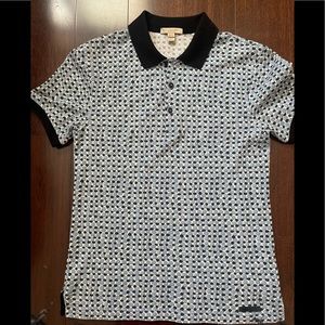 Burberry Mens polo short size small.